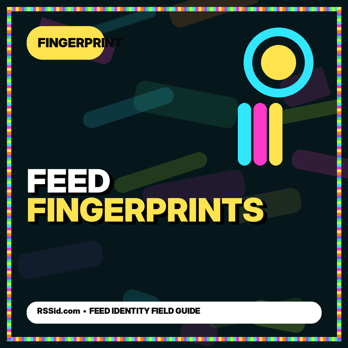 Feed Fingerprints typography card