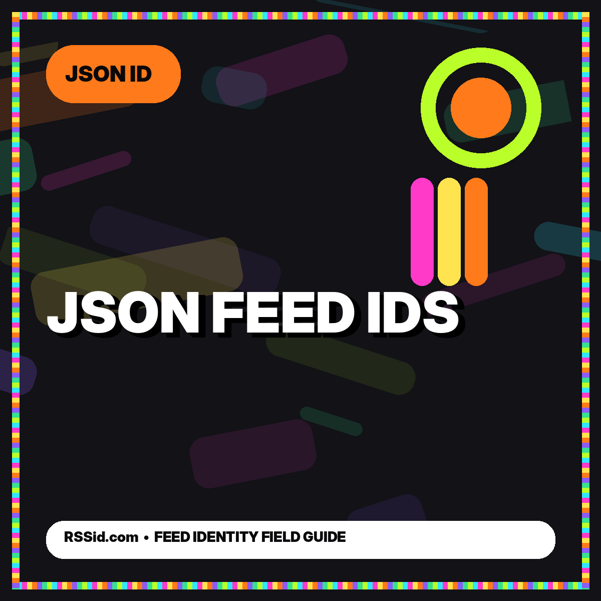 JSON Feed IDs typography card