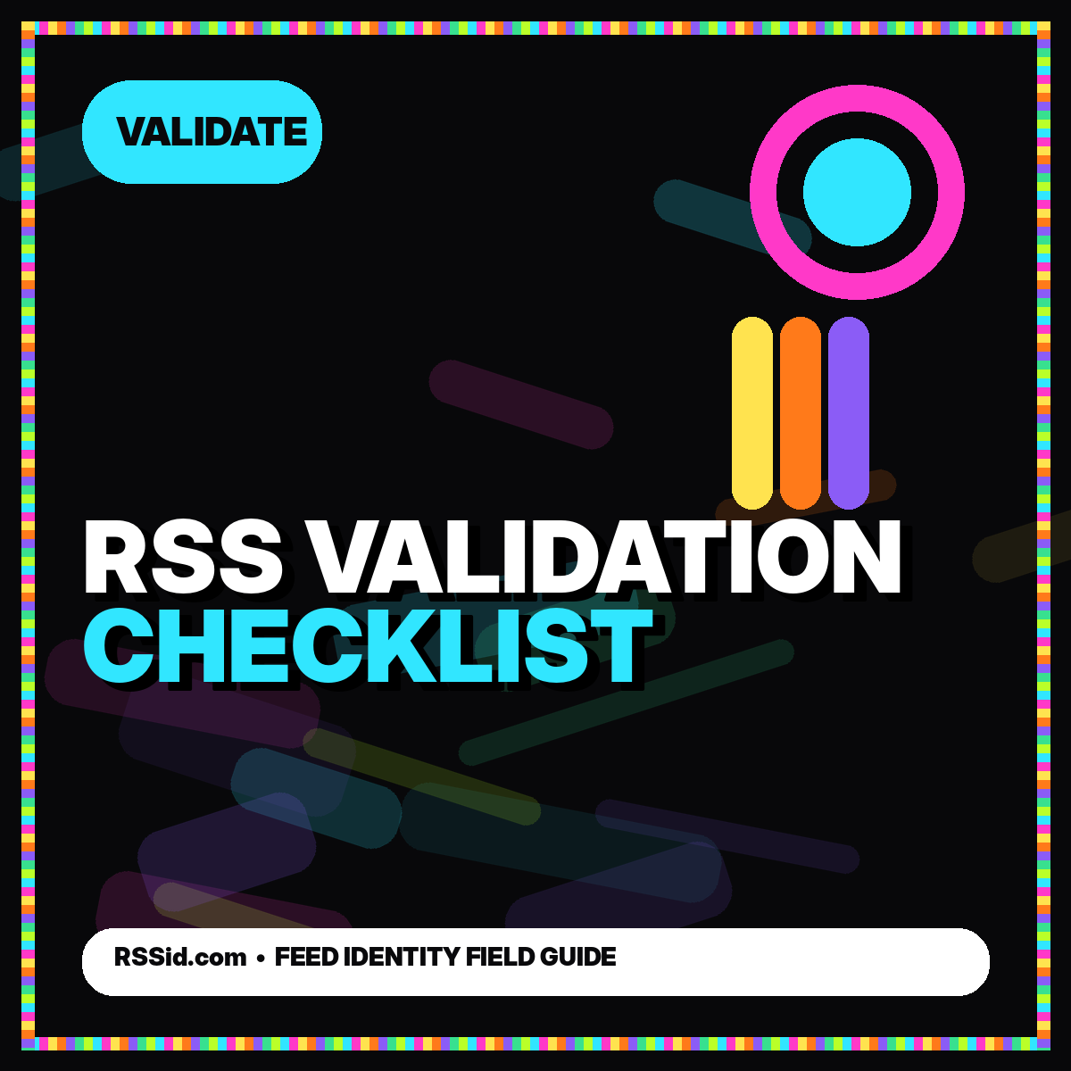 RSS Validation Checklist typography card